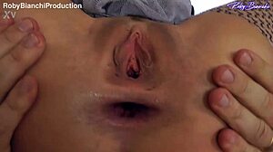 Wow, Russian Slut Amanda Pleases Two Big Cocks!