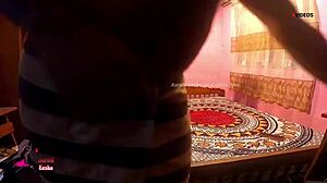 Young whore from massage parlor gets fucked without condom in pov.