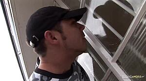 Sixty Nine Triggers Brunette's Shaved Pussy Orgasm