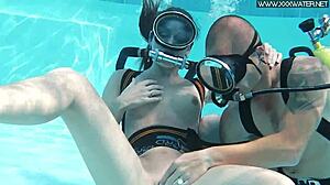 Hot Blowjob by the Poolside!