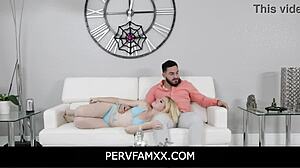 Teen Meets New Stepbro and Pleases Him