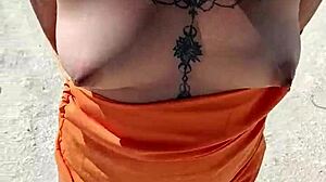 Look at her tits and ass on the beach!