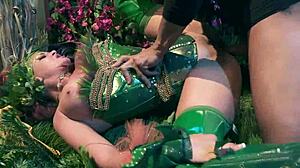 Batfuck fucks poison envy in the garden?