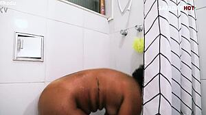 Fucking the hot young girl with creampie in doggystyle position