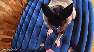 Pov Dirty Couple Fucks Young Girlfriend In Mask And Costume