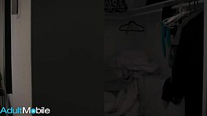 Petite babe Freya Parker enjoys Quinton James long thick cock while Alex listens