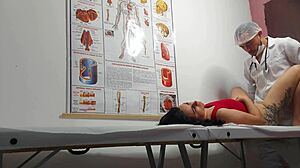 i'm the gynecologist fingering patient's ass and fucking her tight pussy