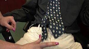 tiffany rayne takes hard penetration in ass pussy and mouth