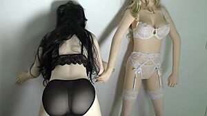 aquarius19x sex dolls in lingerie get fucked anally by men