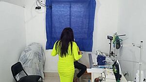 New video: fashion designer shows off tits at work