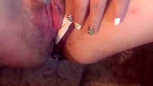 intriguing homemade scene with russian bbw in panties