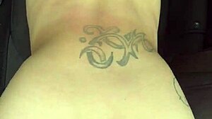 Busty Hooker Rides Cock Outdoors