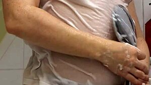 Depraved stepmother permits filming of her intimate riding session