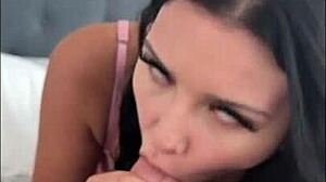 Innocent Brunette Bailey Blaze Has Fun While Parents Are Away