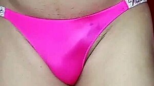 femboy dancing in intimate lingerie