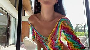 You Have To Fuck Me Hard If You Want To Work For My Step Daddy Public Cumwalk