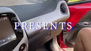 Young spanish teen fucks victor bloom in public car