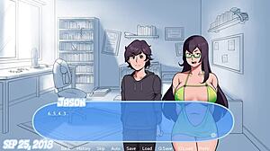 Happy Puppies Play in Snow Daze