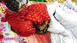 sakshi's hot pussy gets garma garam chudai in saree with dirty talk