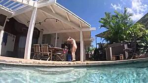 We Went Swimming In A Private Pool In Hawaii Kai