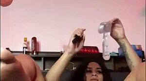 I got horny while stretching on my bed 😈