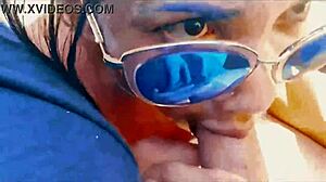 Latina pornstar rides monster cock in car with driver