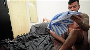 Sharing Bed with Stepbrother Led to Rough Creampie!