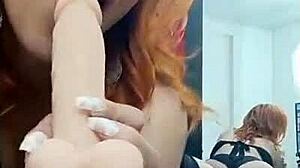 Webcam compilation featuring sucking and toys