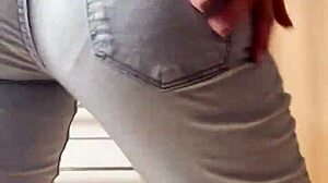 want to see petite blonde strip in tight jeans?