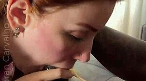 Bunny Sara Apollo Receives Chocolate Carrot With Husband's Assistance In Full Video.