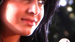 Skanky ethnic bitch in fishnets 😈