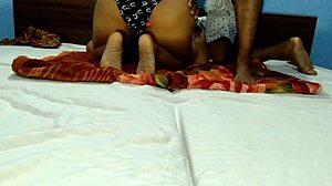 slutty indian wife enjoys sex with boss in hotel room