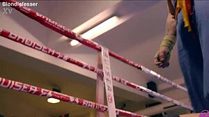 Blondie fesser cosplays kolin in hard doggystyle sex tape