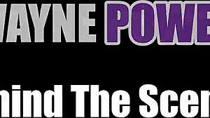 Blowjob backstage turns into rough banging for ebony star