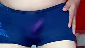 femboy dancing in intimate lingerie