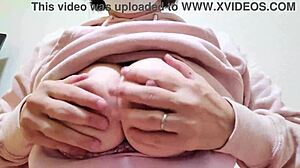 married woman masturbates touching pussy