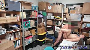 police girl gives blowjob for felony theft in uniform