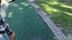 Lovely teen Nikki Lavay in hardcore pov sex.