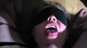 'Blindfolded, jerk off over face, no cum, old man!'