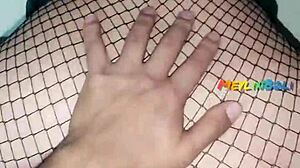 Gothic Big-Ass Nympho Fucked by Neighbor from Behind, Ending Outside All Muddy.