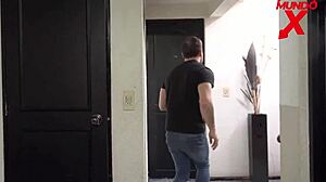 he fucks the maid hard and cums in her mouth 😍