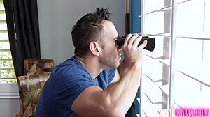 Lily Lane gets fucked by the rear window guy