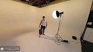 Vrb Gay Muscle Model Michael Boston Wants To Fuck New Photographer Vr Porn