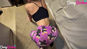 Ate the hot blonde's ass?