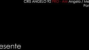 angela and melany kiss and have girl on girl sex in paris dorm 😘