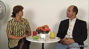 German milf with hairy pussy gets fucked by big cock?