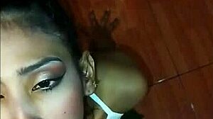 Rossy ebony tries sexy lingerie and gets fucked hard 😍