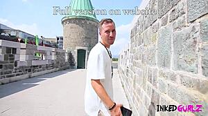 Inked gurlz - a tattooed busty babe fucked hard by jessy jones!