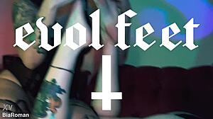 My Cute Foot Tickled and Licked in Fetish Scene