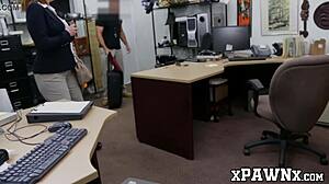 Broke Ass Milf Sells Cunt In Pawnshop For Big Cock